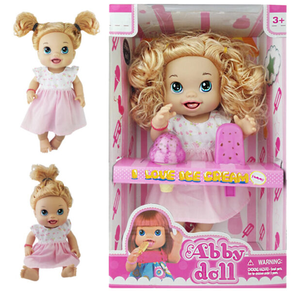 عروسک موزیکال بستنی خور مدل Abby Doll