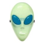 ماسک ایفای نقش مدل  آدم فضایی شبرنگ آلین Alien