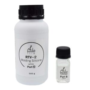 سیلیکون قالب گیری فیلو مدل RTV2 WT حجم 500 میلی لیتر به همراه هاردنر