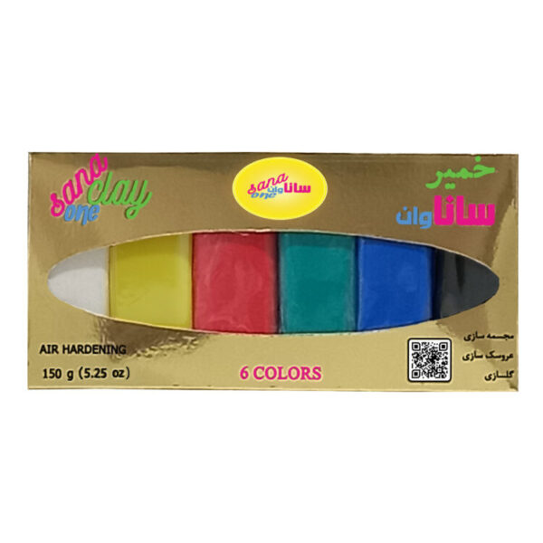 خمیر مجسمه سازی ساناوان مدل colors-6