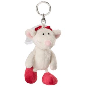 آویز عروسکی نیکی طرح موش عروس مدل Bride Mouse Keyring