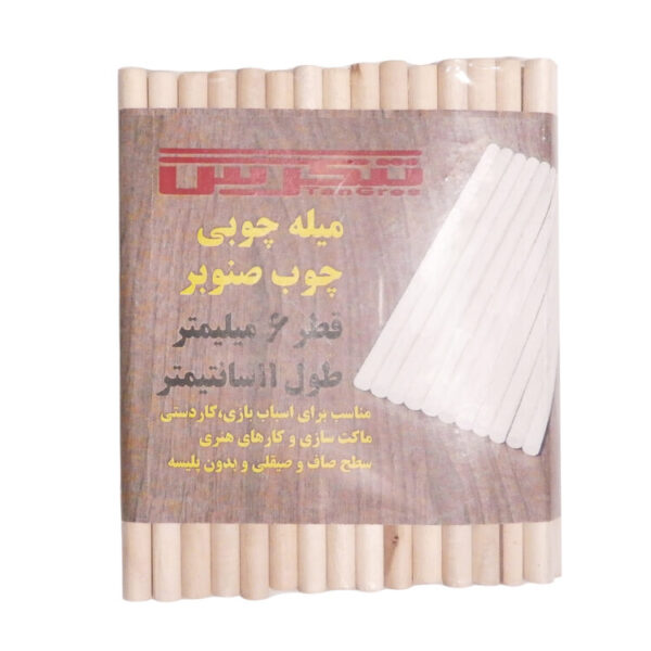 میله چوبی تنگرس مدل SG-011-06 بسته 30 عددی